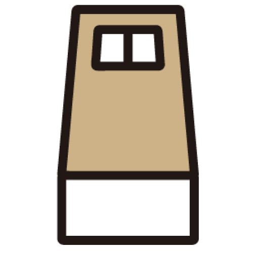 メモリーが大仙市・秋田市で一日家族葬を案内する祭壇のイラスト